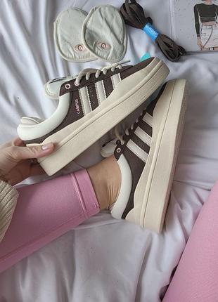 Кросівки жіночі коричневі кремові замшеві осінні весняні літні