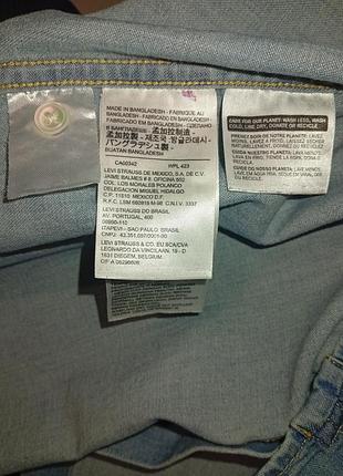 Сорочка джинсова levi's.       . 4