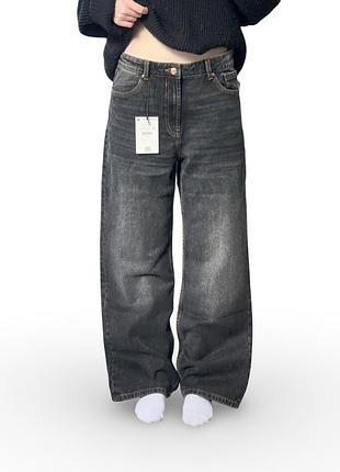 Широкі джинси bershka baggy jeans беггі штани бершка barrel super баггі wide