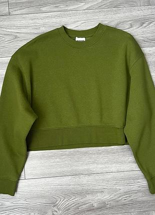 Вкорочений світшот bershka на флісі