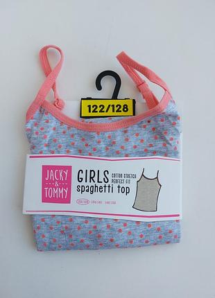 Бавовняна майка на регульованих бретельках розмір 122-128