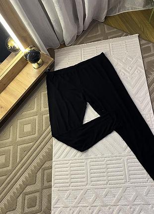 Чорні бавовняні лосіни primark розмір l, лосіни, чорні лосіни л