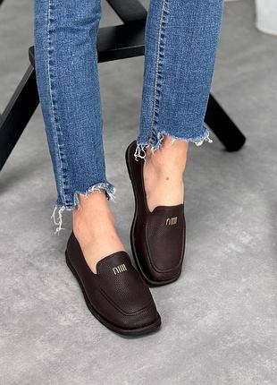 Мокасини  шкіра