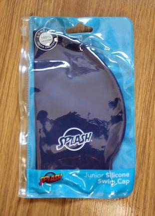 Детская силиконовая шапочка для плавания splash