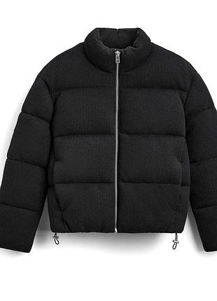 Zara нова куртка s чорний