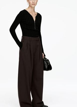 Брюки широкие шерсть 100!