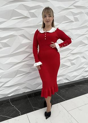 Нова червона сукня 3