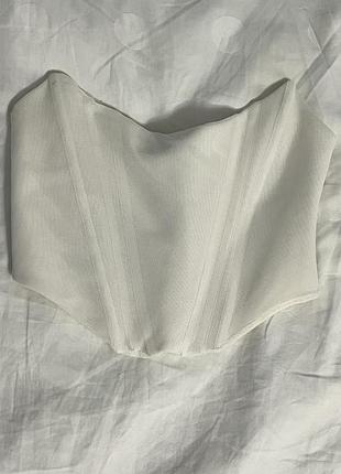 Білий корсет zara🤍