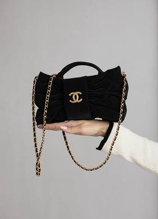 Замшева сумка шанел клатч