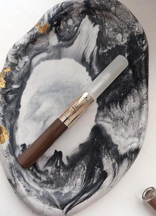 Гель для брів 2 в 1 прозорий + коричневий patricia ledo