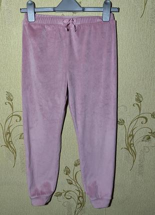 Спортивні штани велюрові на дівчинку 9-10 роки