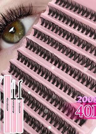 Пучкові/накладній вії 40d