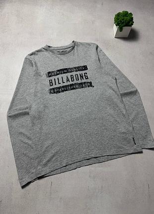 Лонгслів чоловічий billabong big logo premium cotton оригінал світшот кофта 2