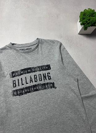Лонгслів чоловічий billabong big logo premium cotton оригінал світшот кофта 3