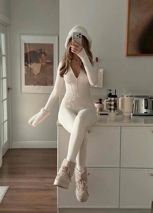 Жіночий класичний мікродайвінговий комбінезон комбез комбенізон