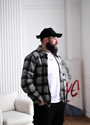 Рубашка байка мужская клетка