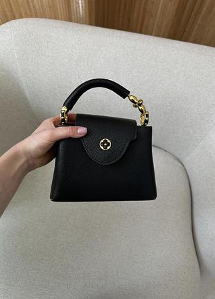 Сумка capucines louis mini black vuitton /gold 6