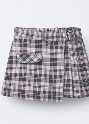 Спідниця шорти в клітинку