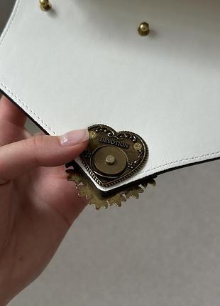 Сумка dolce small smooth calfskin gabbana devotion bag white 3