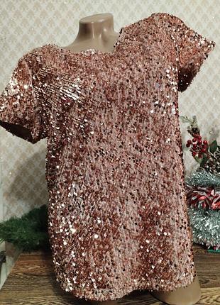 Блуза в пайетки
