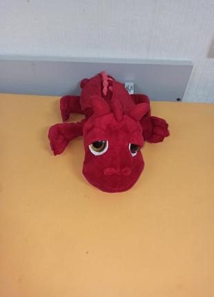 Мягкая игрушка дракон глазистик suki dragon plush ember red