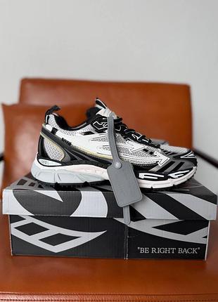 Кросівки off-white be right back grey black