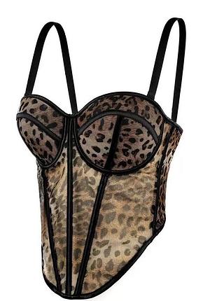 Леопардовий корсет