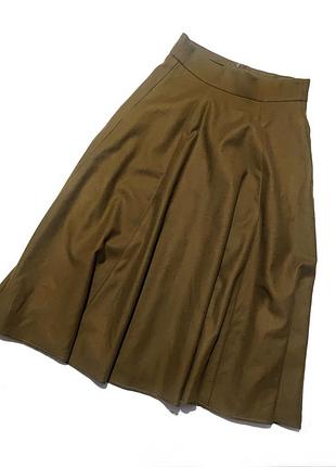 Susanne bommer дизайнерська вовняна спідниця з приміською кашеміром/0000h/