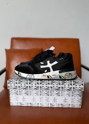 Кроссовки premiata mick black white