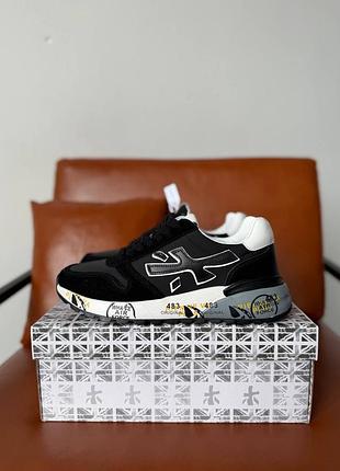 Кроссовки premiata mick black white