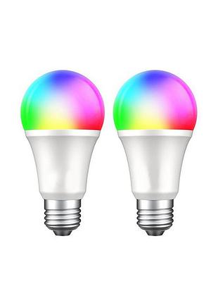 Комплект музичних диско-лампочок з bluetooth (2 шт., e27, 9 вт)