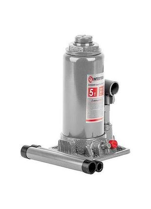 Домкрат гідравлічний intertool — 5 т х 355 мм одноштоковий (у кейсі)