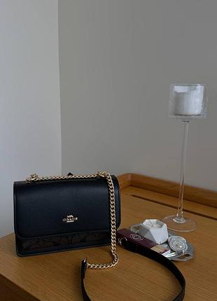 Женская кожаная сумка coach