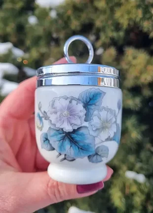 Фарфоровый кодлер для варки одного яйца, royal worcester, великобритания, винтаж, последняя треть хх века.