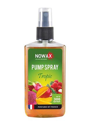 Ароматизатор nowax pump spray tropic 75ml фруктовый освежитель воздуха для автомобиля дома офиса dm-11