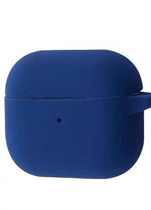 Чохол silicone case new for airpods 4 blue cobalt