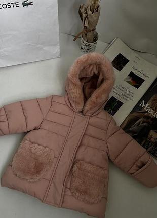 Детская розовая куртка на девочку 💞