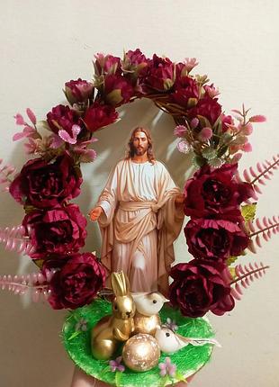 Пасхальная композиция крупнодной декор