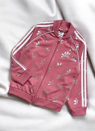 Оригінальна олімпійка, кофта adidas на дівчинку 2-3 роки 98 см