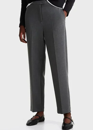 Шерстяные бреновые брюки