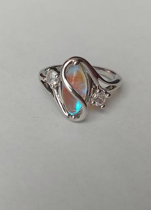 925 серебряное кольцо с лунным камнем