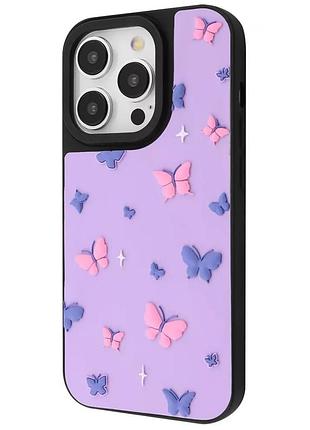 Чохол wave doodle case iphone 15 pro butterflies