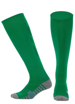 Гетры для футбола, футбольные гетры, спортивные гетры размер 39-44, зеленый
