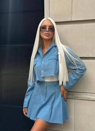 Роскошный костюмчик из джинса🌹