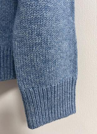 Джемпер чоловічий heavy knit wool blend jumper / l 5