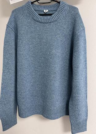Джемпер чоловічий heavy knit wool blend jumper / l 4