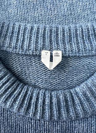 Джемпер чоловічий heavy knit wool blend jumper / l 6