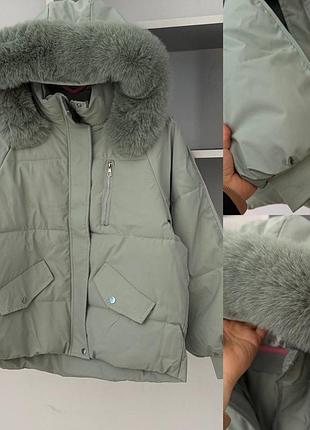 Куртка оверсайз з капюшоном