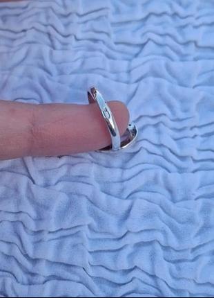 Радянське срібне кільце " серце" 4