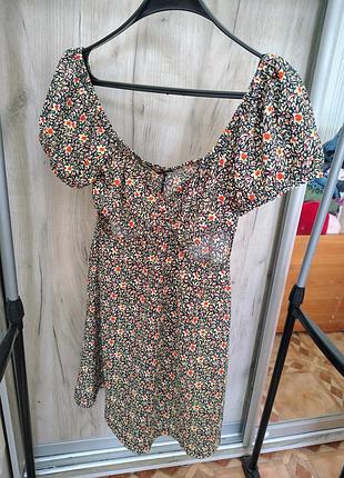 Платье женское летнее с разрезами